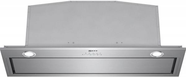 ARDEBO.de Neff D58ML66N1 N70 A++ Lüfterbaustein, 86 cm breit, Abluft-/Umluftbetrieb, Intensivstufe, Randabsaugung, Edelstahl