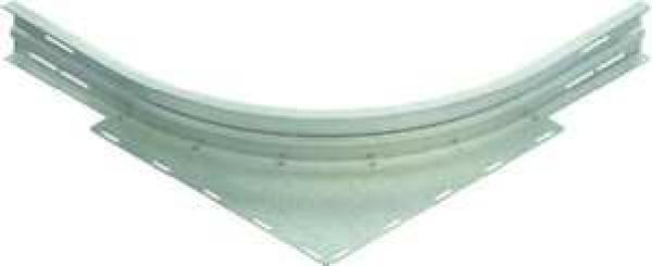 ARDEBO.de Niedax WAER105 Eckanbaustück, H:106,5 mm, rund, gesickt, ungelocht, bandverz.