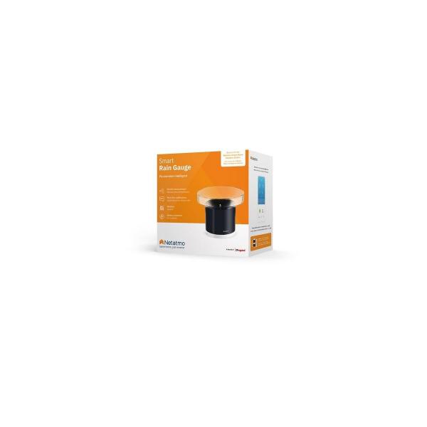 Netatmo Smarter Regenmesser - Zusatzmodul für Netatmo Wetterstation, Schwarz (NRG01-WW)