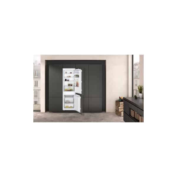 Neff KI5862FE0 N50 Einbau Kühl-Gefrierkombination, Nischenhöhe: 177,2cm, 269L, Festtürtechnik, LED Beleuchtung, Fresh Safe