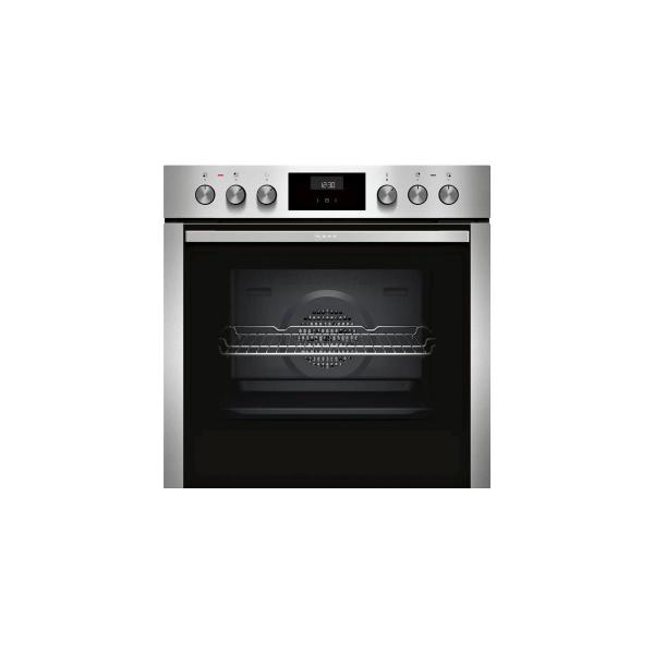 ARDEBO.de Neff E1CCE4AN1 N50 EEK: A Einbauherd, 60 cm breit, 71 L, CircoTherm, LCD-Display, Schnellaufheizung, Edelstahl