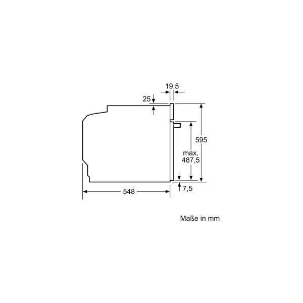 Neff E1CCE4AN1 N50 EEK: A Einbauherd, 60 cm breit, 71 L, CircoTherm, LCD-Display, Schnellaufheizung, Edelstahl