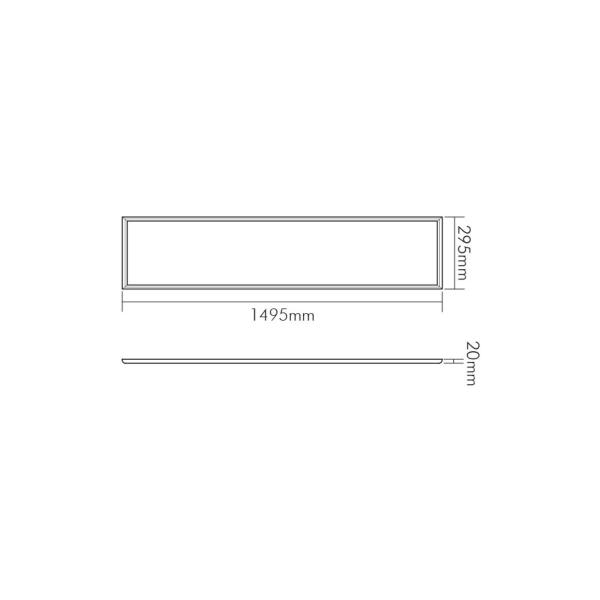 Nobile Pendelleuchte LED Panel R3ST uplight UGR<19 41W 840 Dali/push, 6200lm, weiß (1560721146)