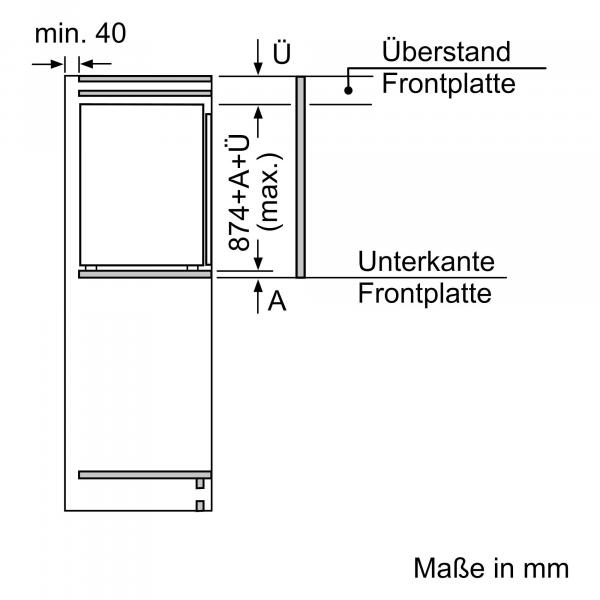 Neff GI1216DE0 N50 Einbau Gefrierschrank, Nischenhöhe: 88 cm, 97 L, Flachscharnier, LowFrost