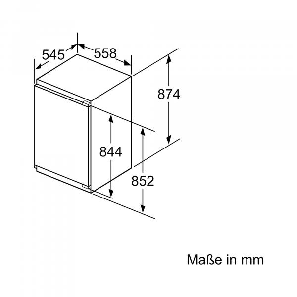Neff GI1216DE0 N50 Einbau Gefrierschrank, Nischenhöhe: 88 cm, 97 L, Flachscharnier, LowFrost