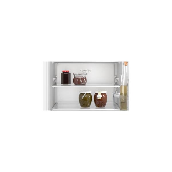 Neff KI2221SE0 N30 Einbau Kühlschrank mit Gefrierfach, Nischenhöhe: 88 cm, 119 L, Temperaturregulierung, LED-Beleuchtung, Eco Air Flow