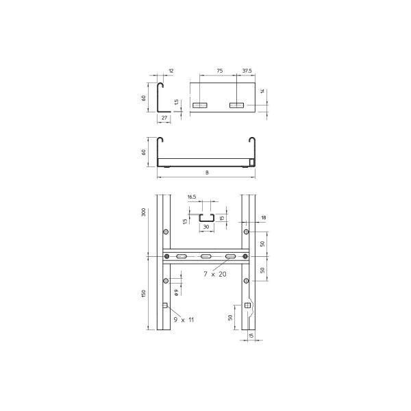 OBO Bettermann LG 640 VS 3 FS Kabelleiter (6208544)