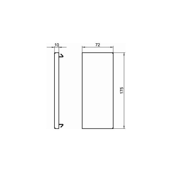 OBO Bettermann GS-E70170RW Endstück, 70x170mm, reinweiß (6277670)