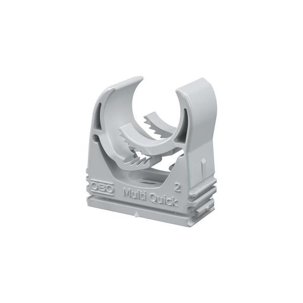 ARDEBO.de OBO Bettermann M-Quick 18-22LGR Multi-Quick-Schelle, 18,5-22,5mm PA, grau (2153114) (Inhalt: 100 Stk.)