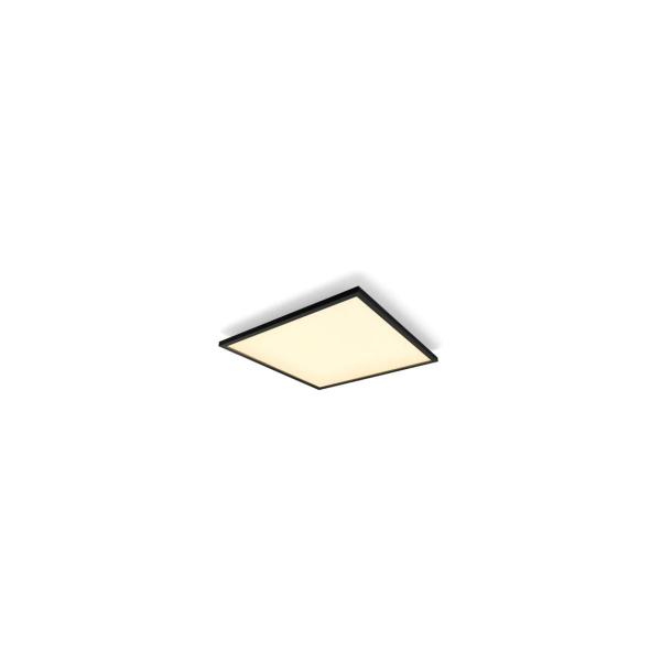 ARDEBO.de Philips Hue White Ambiance Aurelle Quadratisches LED Panel, 60x60cm, 3750lm, 4000K, Dimmschalter, schwarz (929003597601)