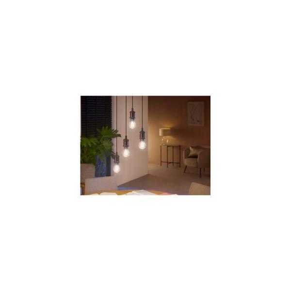 Philips Hue White Ambiance Filament Lampe, E27, 7W, A60, 550lm, 2700K (929002477501)