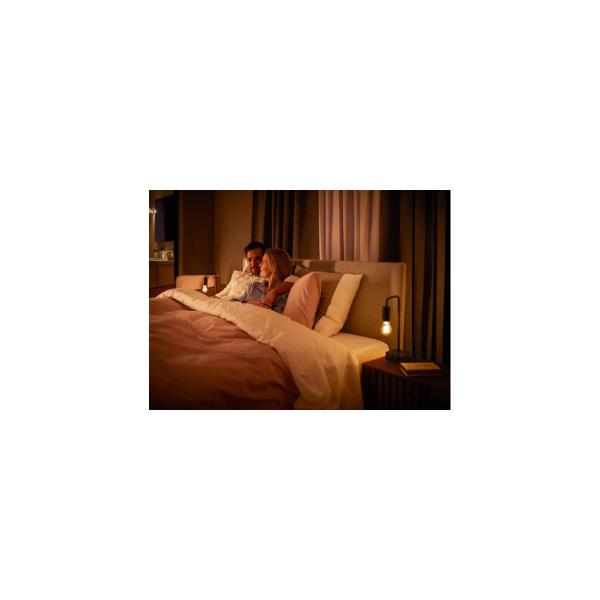 Philips Hue White Ambiance Filament Lampe, E27, 7W, A60, 550lm, 2700K (929002477501)