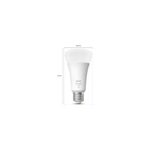 Philips Hue White E27 Lampe, A60, 15,5W, 1600lm (929002334904)