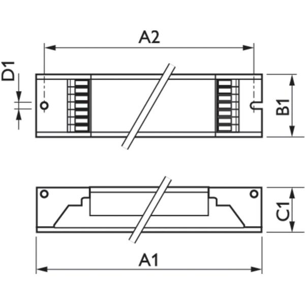 Philips Vorschaltgerät HF-R EII 1-10 V für TL-D HF-R 158 TL-D EII 220-240V 50/60Hz (91017230)