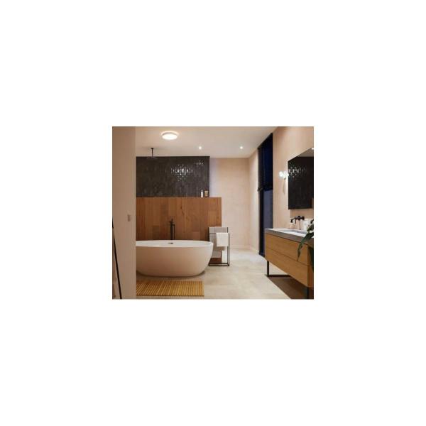 Philips Hue Devere Mittelgroße LED Deckenleuchte, Dimmschalter, 19,2W, 2450lm, 4000K, weiß (915005997601)