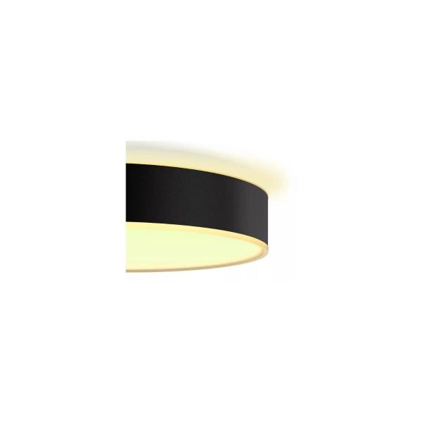 Philips Hue Enrave LED Deckenleuchte M, Dimmschalter, 19,2W, 2450lm, 4000K, schwarz (915005996701)