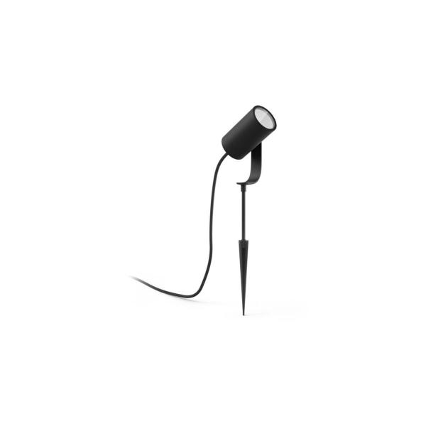 Philips Hue Lily Outdoor 3er-Pack LED Spot, Außenstrahler, 8W, 1770lm, schwarz (915005629701)