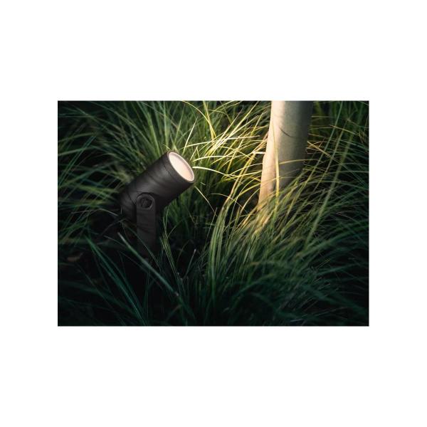 Philips Hue Lily Outdoor 3er-Pack LED Spot, Außenstrahler, 8W, 1770lm, schwarz (915005629701)