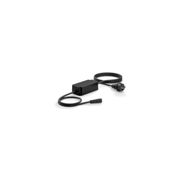 ARDEBO.de Philips Hue Outdoor Niedervolt-Netzteil, 40W, IP67, schwarz (929003149201)