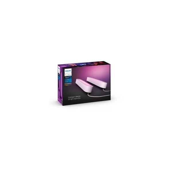 Philips Hue Play Lightbar, Basis-Set Doppelpack, 500lm, 13,2W, 4000K, weiß (915005734601)