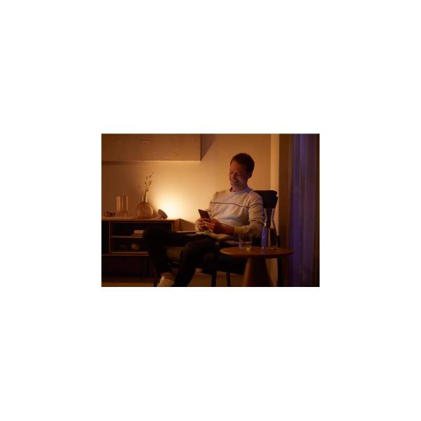 Philips Hue White & Color Ambiance Bloom LED Tischleuchte, 6W, 500lm, 4000K, weiß (929002375901)
