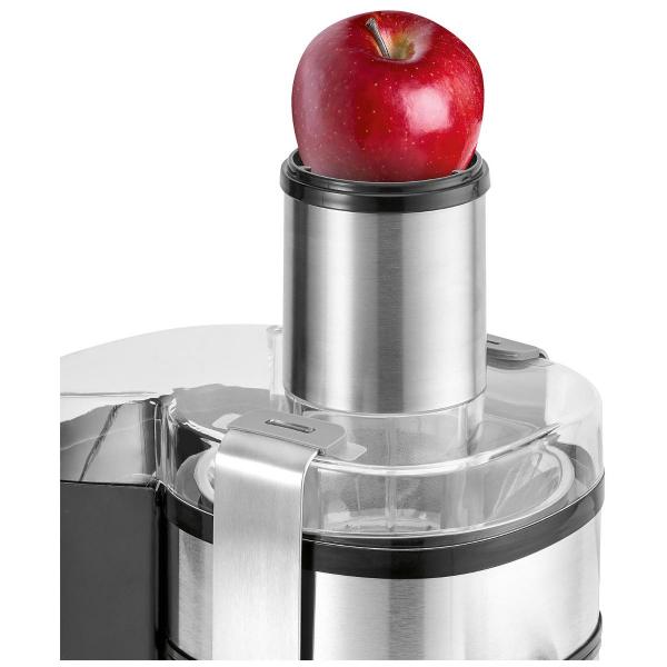ProfiCook PC-AE 1156 Automatik-Entsafter, 800W, 5 Stufen, 1,8 L, Zentrifuge, Touch-Bedienfeld, inox (501156)