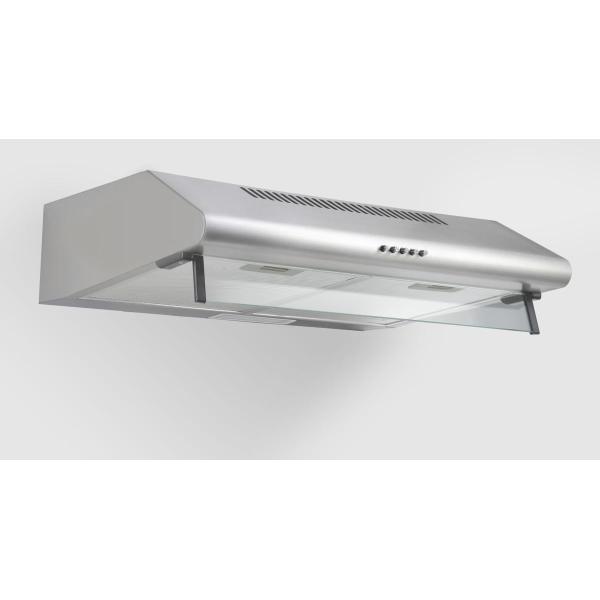 ARDEBO.de PKM UBH4060-2H Unterbauhaube, 60 cm breit, Umluftbetrieb, Abluftbetrieb, Fettfilter spülmaschinenfest, LED, edelstahl