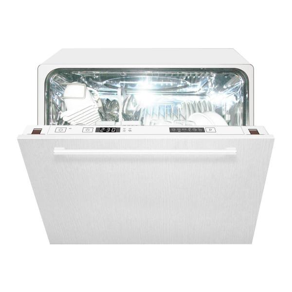 ARDEBO.de PKM GS6-6FI2 Vollintegrierter Geschirrspüler, 45 cm breit, 6 Maßgedecke, Aqua Stop, Besteckkorb, Startzeitvorwahl, weiß