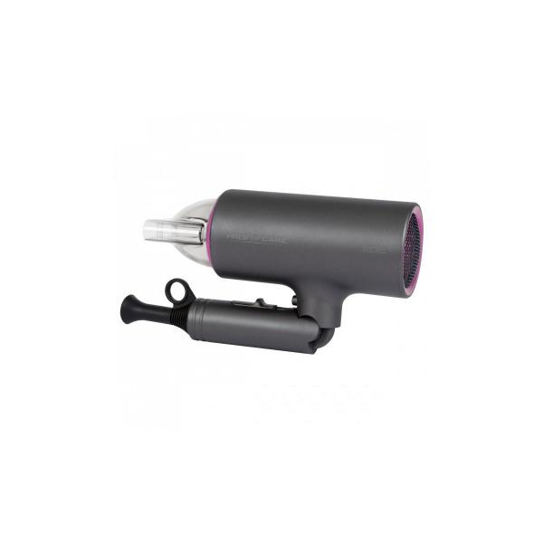 ProfiCare PC-HT 3073 Profi-Haartrockner, 1600W, Klappgriff, 3 Temperatur-/Leistungsstufen, Ionisierungsfunktion, Überhitzungsschutz, grau/pink (330731)