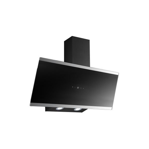 ARDEBO.de PKM S33-90A+BTH Kopffreihauben, 90 cm breit, 538 m³/h, Touch Bedienung, Abluft und Umluft, schwarz