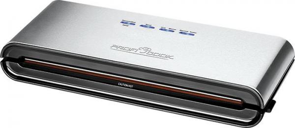 ARDEBO.de ProfiCook PC-VK 1080 Vakuumierer, 120W, 12l/Min, mikrowellengeeignet, edelstahl/schwarz (501080)