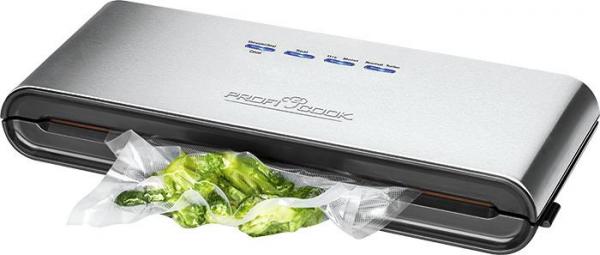 ProfiCook PC-VK 1080 Vakuumierer, 120W, 12l/Min, mikrowellengeeignet, edelstahl/schwarz (501080)