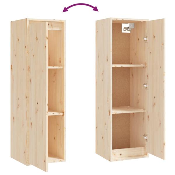 Wandschrank 30x30x100 cm Massivholz Kiefer