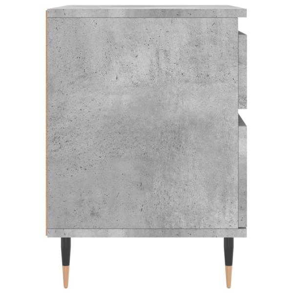 Nachttisch Betongrau 40x35x50 cm Holzwerkstoff