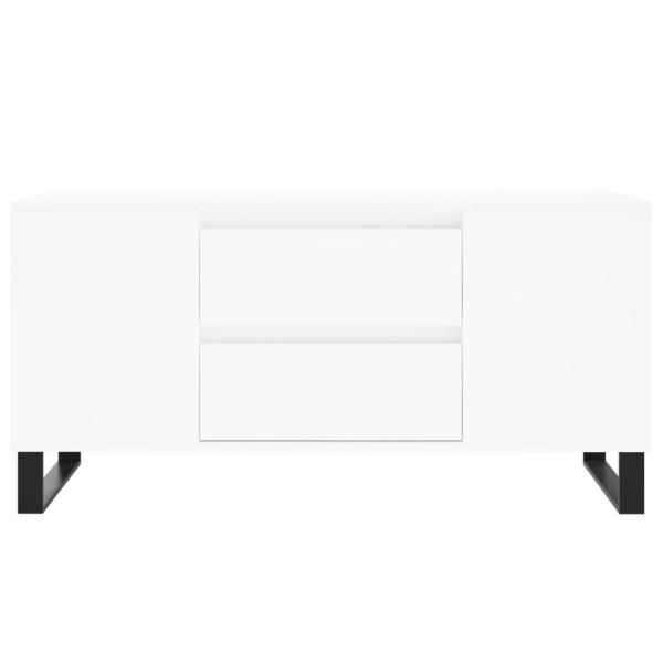 Couchtisch Weiß 102x44,5x50 cm Holzwerkstoff