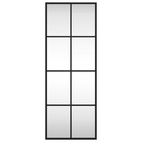 Wandspiegel Schwarz 30x80 cm Rechteckig Eisen