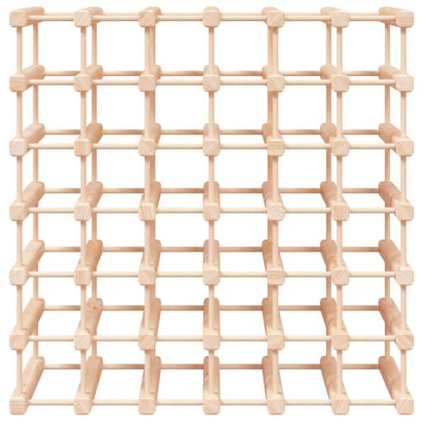 Weinregal für 42 Flaschen 68,5x23x68,5 cm Massivholz Kiefer