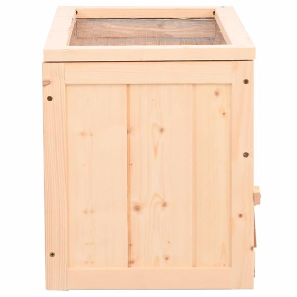 Hamsterkäfig 60x30x35 cm Massivholz Tanne