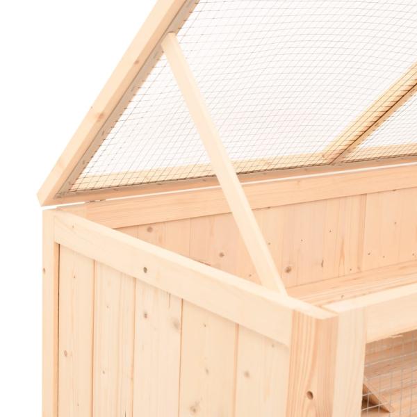 Hamsterkäfig 89,5x45x45 cm Massivholz Tanne