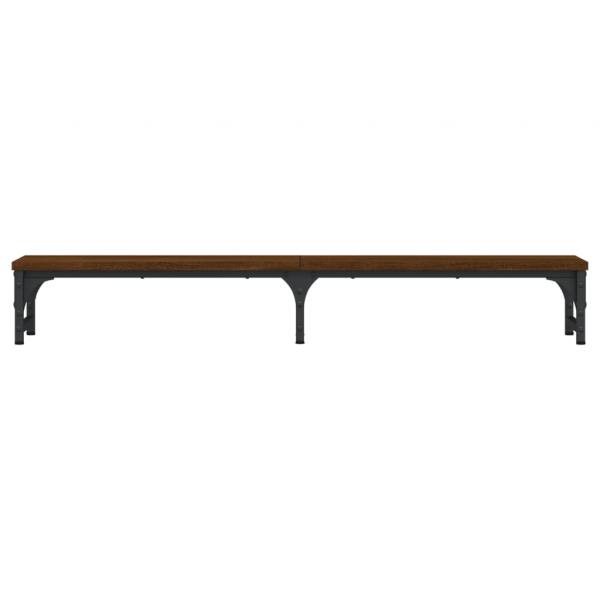 Monitorständer Braun Eichen-Optik 105x23x15,5 cm Holzwerkstoff
