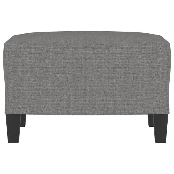 Fußhocker Dunkelgrau 60x50x41 cm Stoff