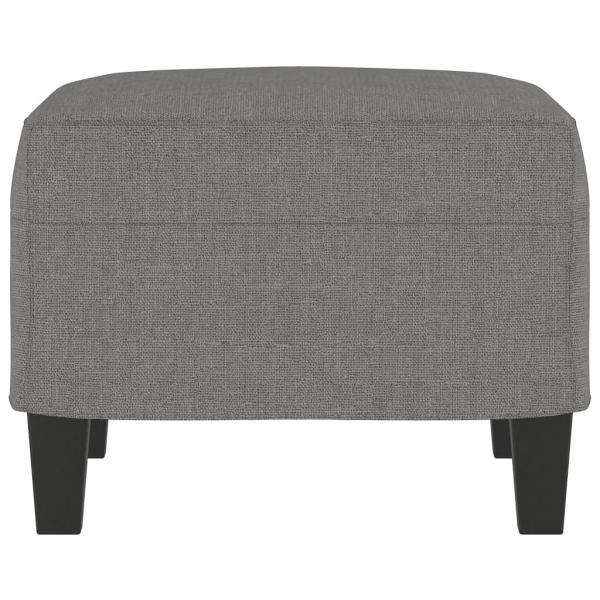 Fußhocker Dunkelgrau 60x50x41 cm Stoff