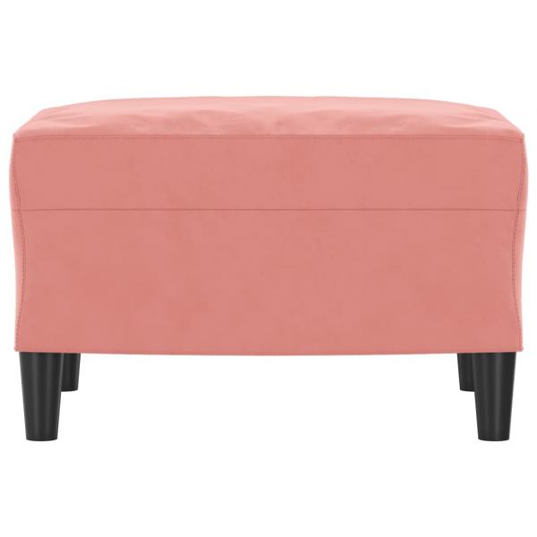 Fußhocker Rosa 60x50x41 cm Samt