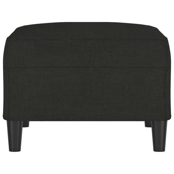 Fußhocker Schwarz 70x55x41 cm Stoff