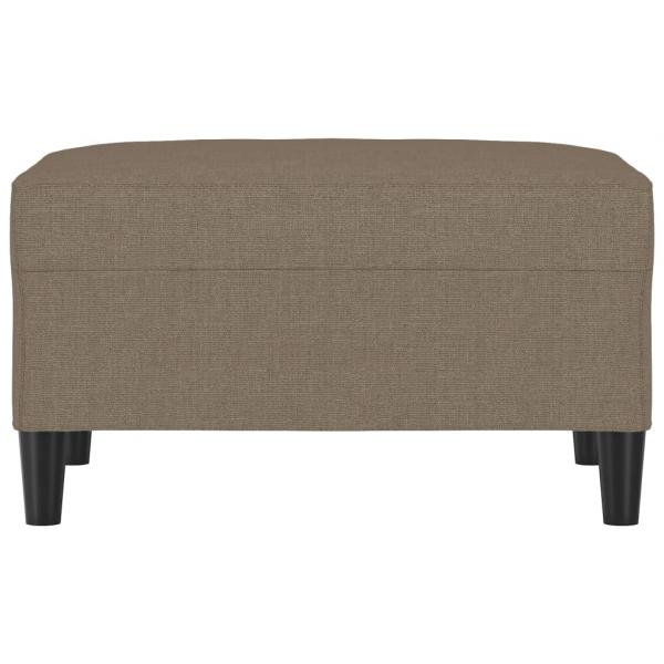 Fußhocker Taupe 70x55x41 cm Stoff