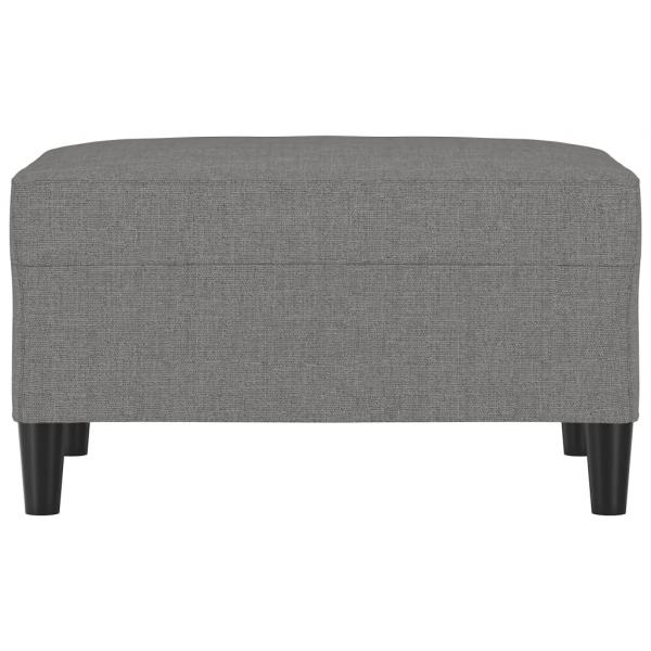 Fußhocker Dunkelgrau 70x55x41 cm Stoff