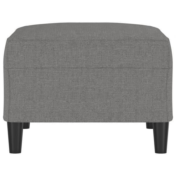 Fußhocker Dunkelgrau 70x55x41 cm Stoff