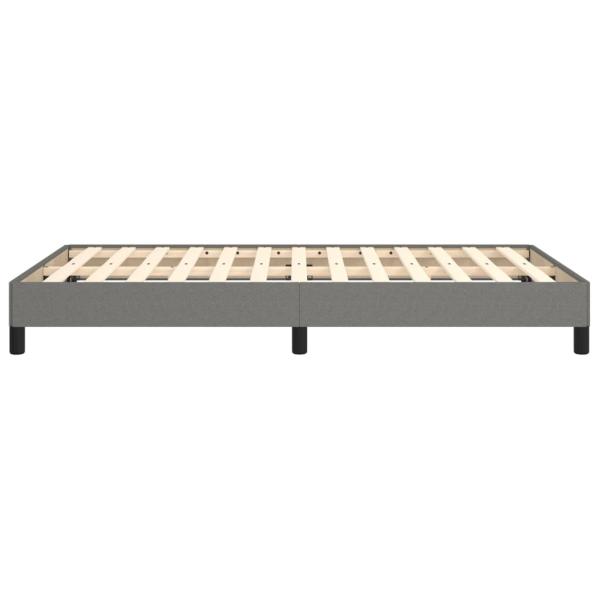 Bettgestell Dunkelgrau 120x200 cm Stoff