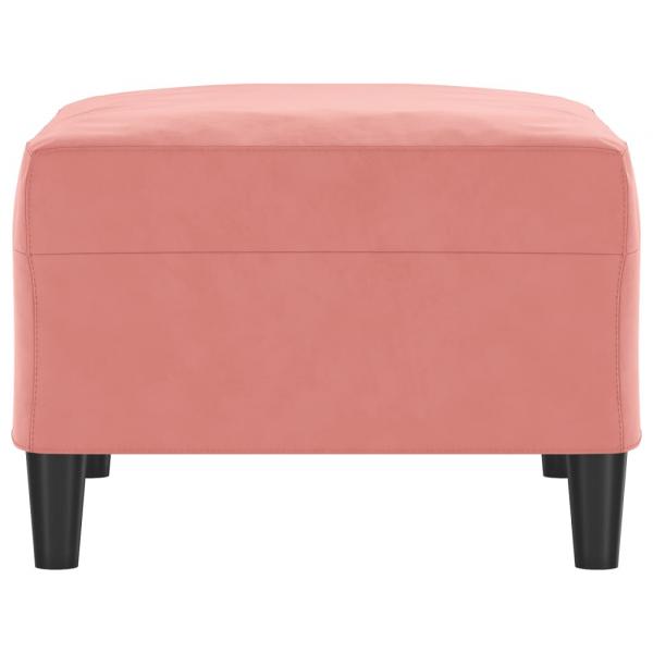 Fußhocker Rosa 70x55x41 cm Samt