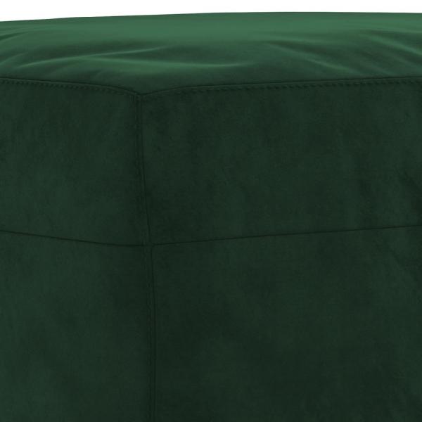 Fußhocker Dunkelgrün 60x50x41 cm Samt